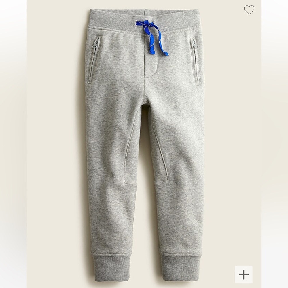 JCREW Boys' slim-slouchy sweatpant in french terry